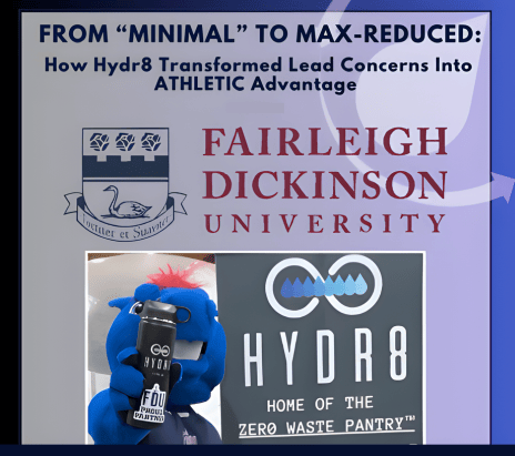 Fairleigh Dickinson University athletic facility premium hydration system